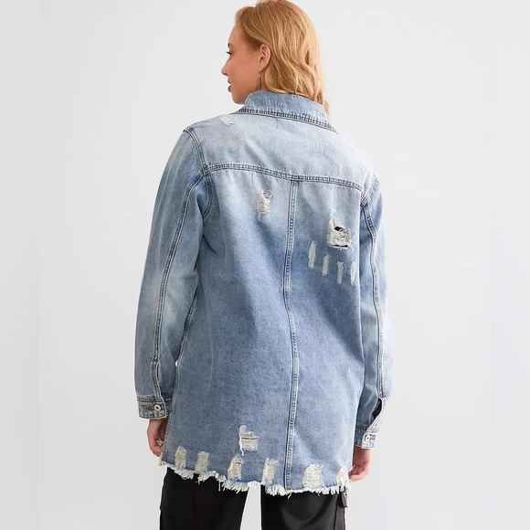 Veveret destructed denim jacket - Picture 3 of 7